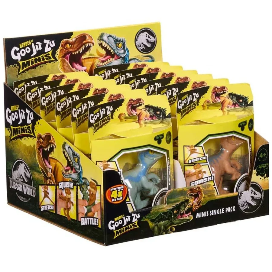 Heroes of Goo Jit Zu Jurassic World Stretchy Mini Dinosaur Toys - Image 2