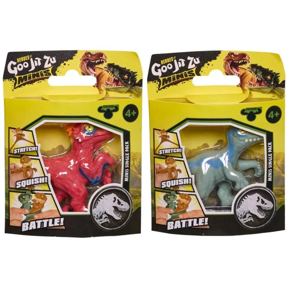 Heroes of Goo Jit Zu Jurassic World Stretchy Mini Dinosaur Toys - Image 4