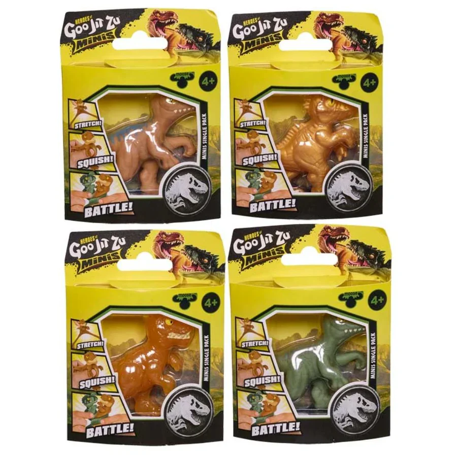 Heroes of Goo Jit Zu Jurassic World Stretchy Mini Dinosaur Toys - Image 5