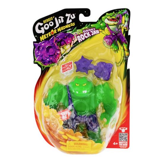 Heroes of Goo Jit Zu Meteor Madness Rock Jaw Stretchy Action Figure, 12 cm - Image 2