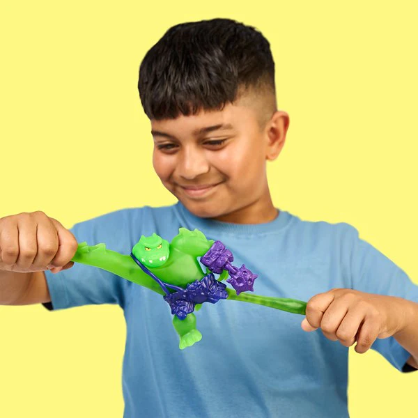 Heroes of Goo Jit Zu Meteor Madness Rock Jaw Stretchy Action Figure, 12 cm - Image 4
