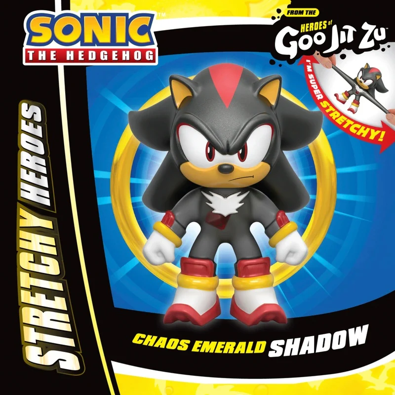 Heroes of Goo Jit Zu Sonic the Hedgehog Shadow Stretchy Action Figure, 10cm - Image 4