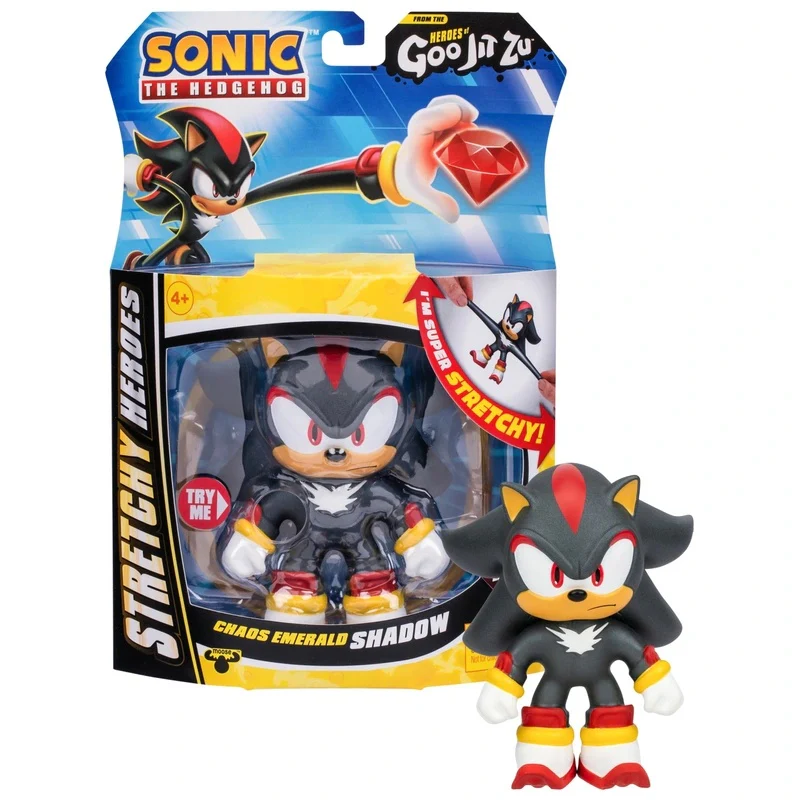Heroes of Goo Jit Zu Sonic the Hedgehog Shadow Stretchy Action Figure, 10cm - Image 5