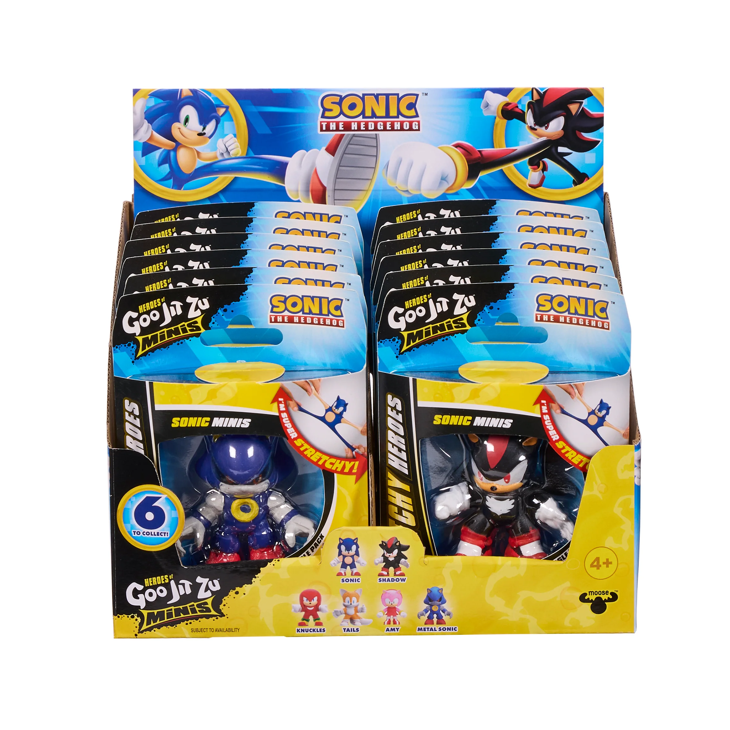 Heroes of Goo Jit Zu Sonic the Hedgehog Stretchy Mini Action Figure - Image 5