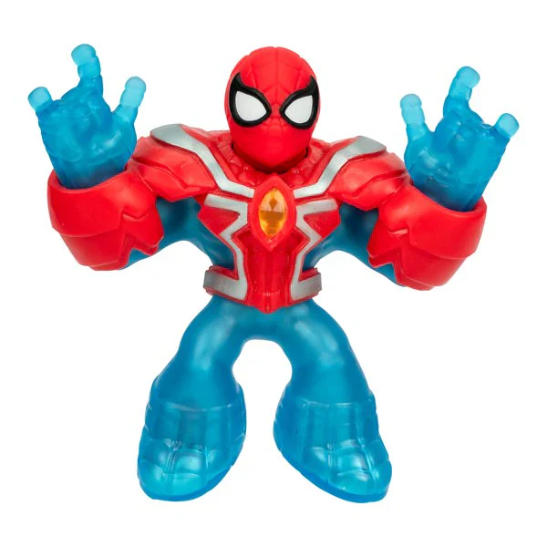 Heroes of Goo Jit Zu Spider-Man Infinity Armor Stretchy Action Figure Toy - Image 4