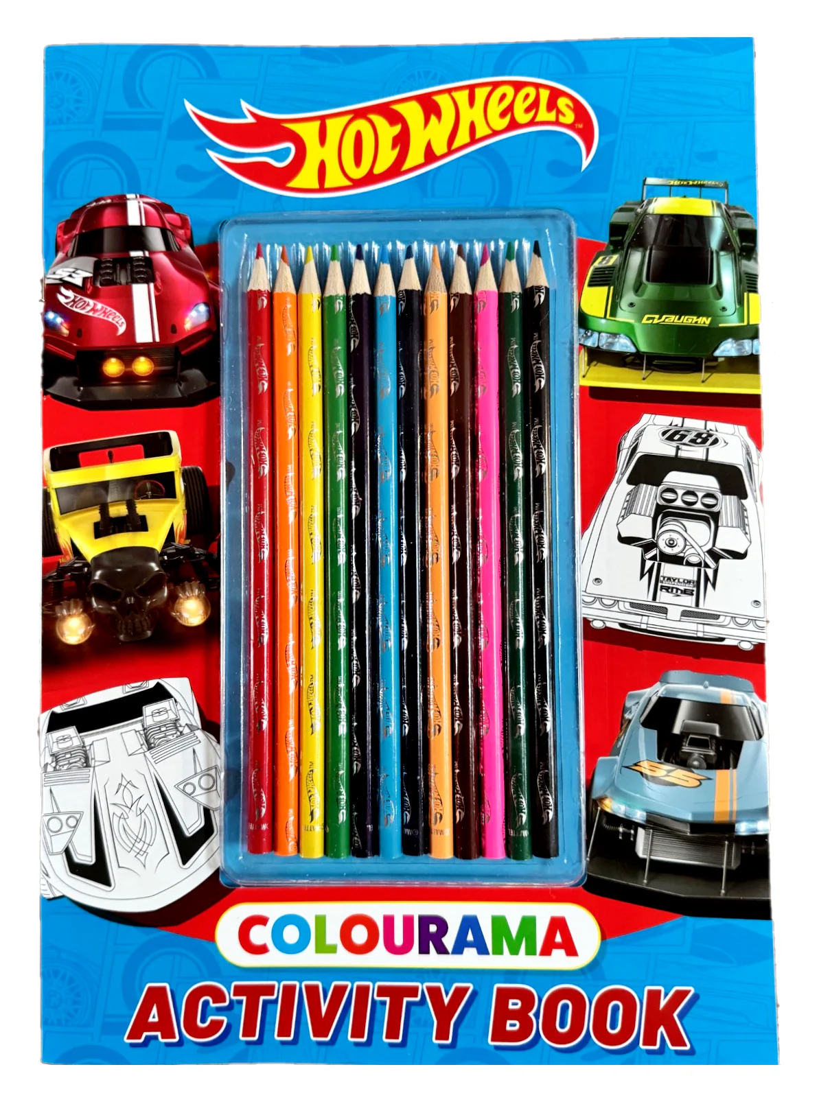 Hot Wheels Colourama Activity Book