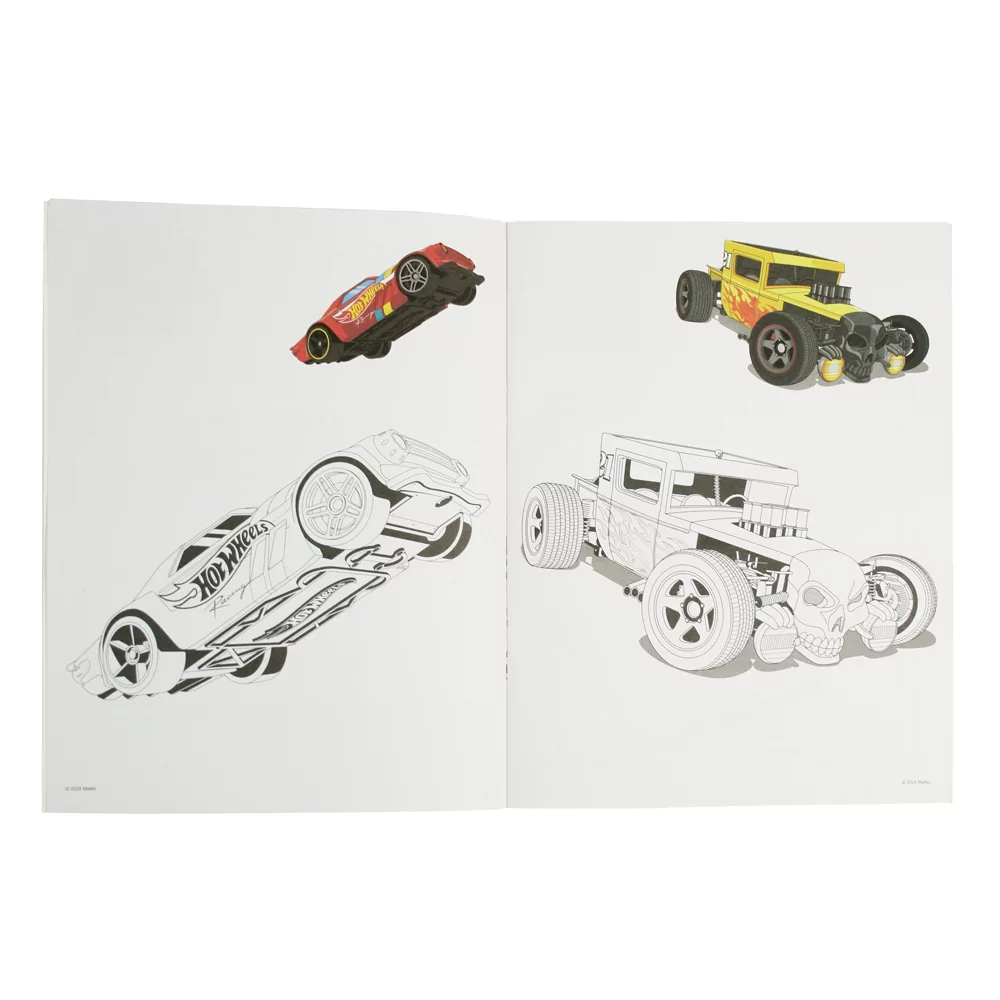 Hot Wheels Let's Race Colour Race 3 Copy Colour Colouring Book - Image 2