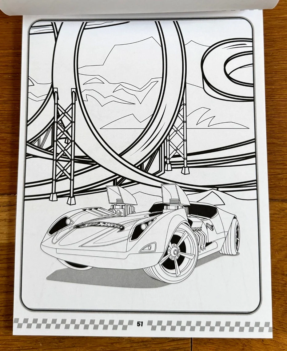 Hot Wheels Mega Colouring Pad - Image 7