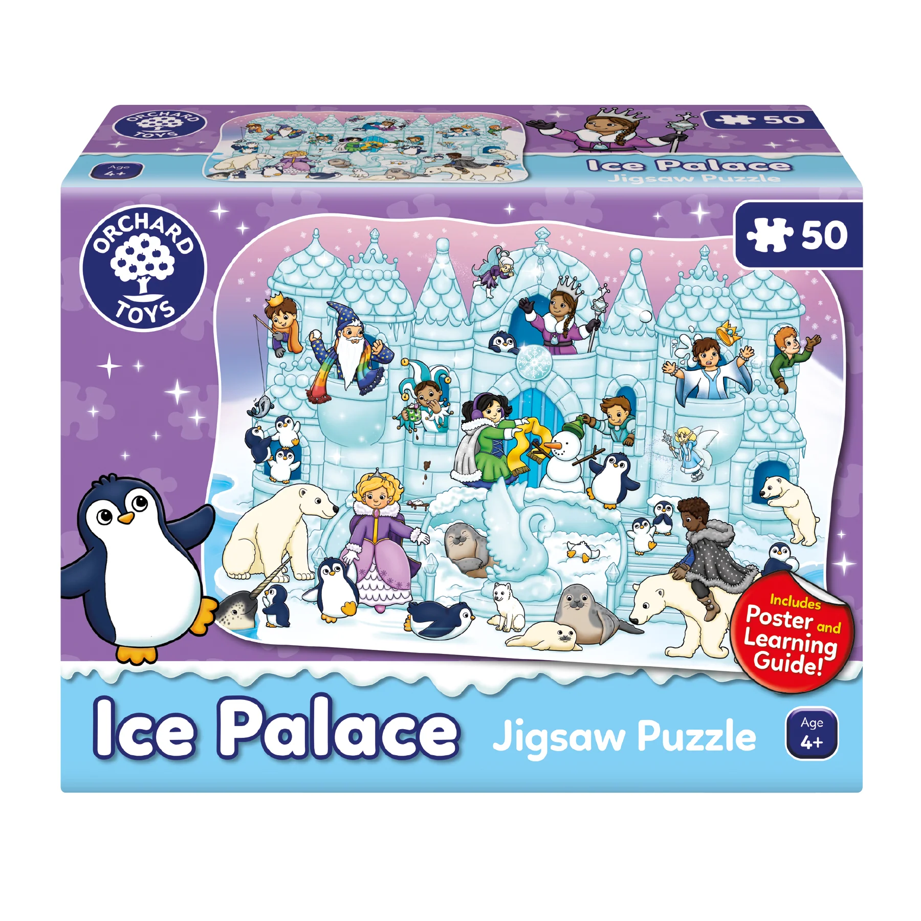 Ice Palace 50 Piece Jigsaw Puzzle, Princesses, Polar Bears, Wizards and more