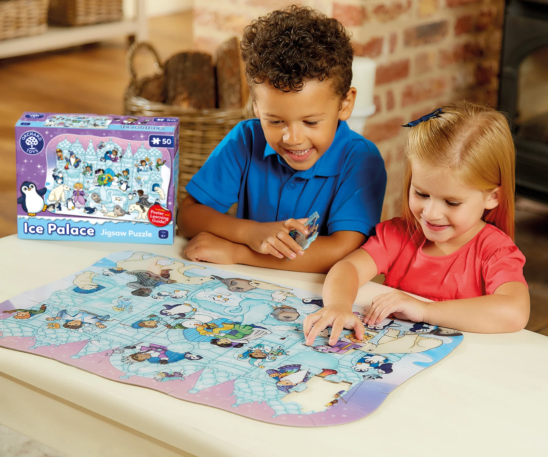 Ice Palace 50 Piece Jigsaw Puzzle, Princesses, Polar Bears, Wizards and more - Image 3