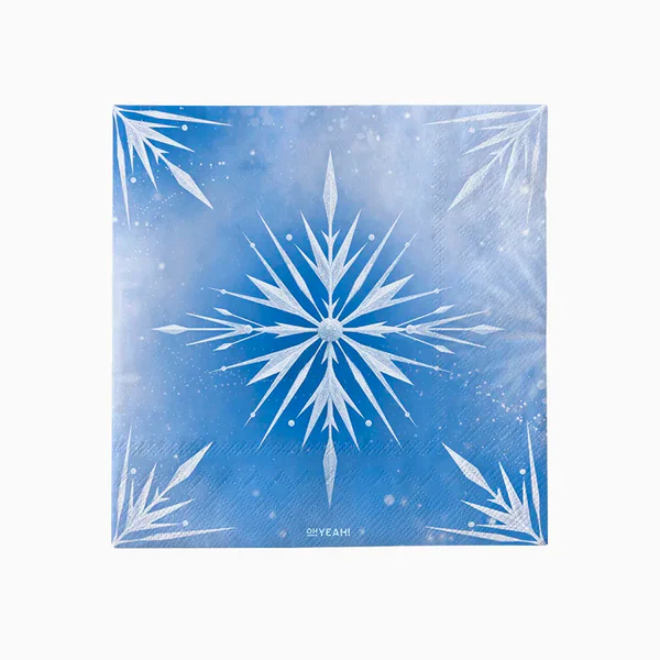 Ice Princess Frost Paper Napkins 33 x 33 cm (pack of 20)
