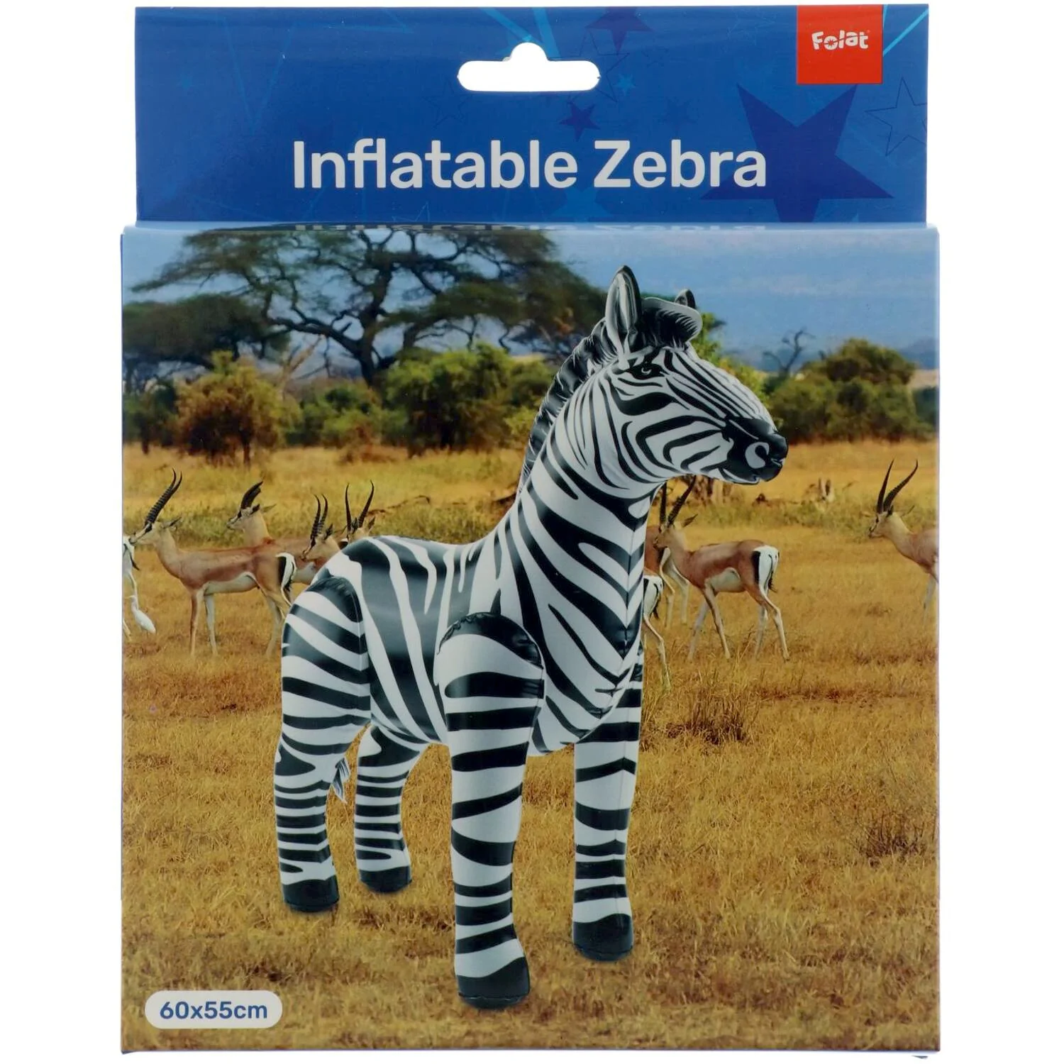 Inflatable Zebra - 60x55 cm - Image 3