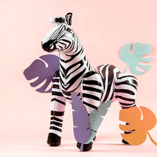 Inflatable Zebra - 60x55 cm - Image 5
