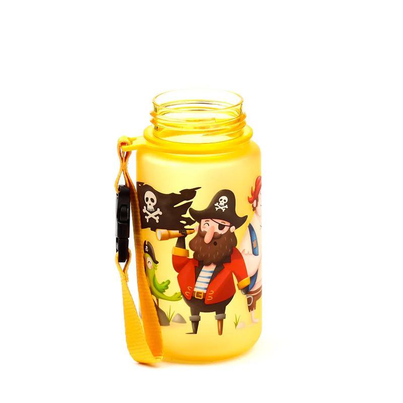 Jolly Rogers Pirates Pop Top 350ml Shatterproof Children's Bottle - Image 5