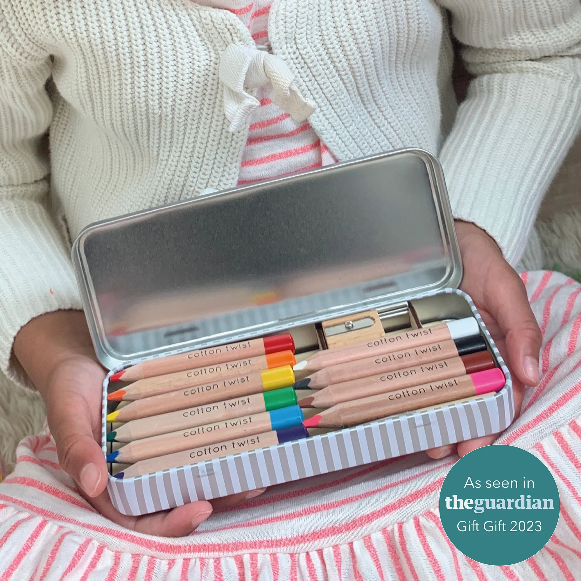 Jumbo Watercolour Pencils Set Inc Sharpener & Paintbrush - Image 11