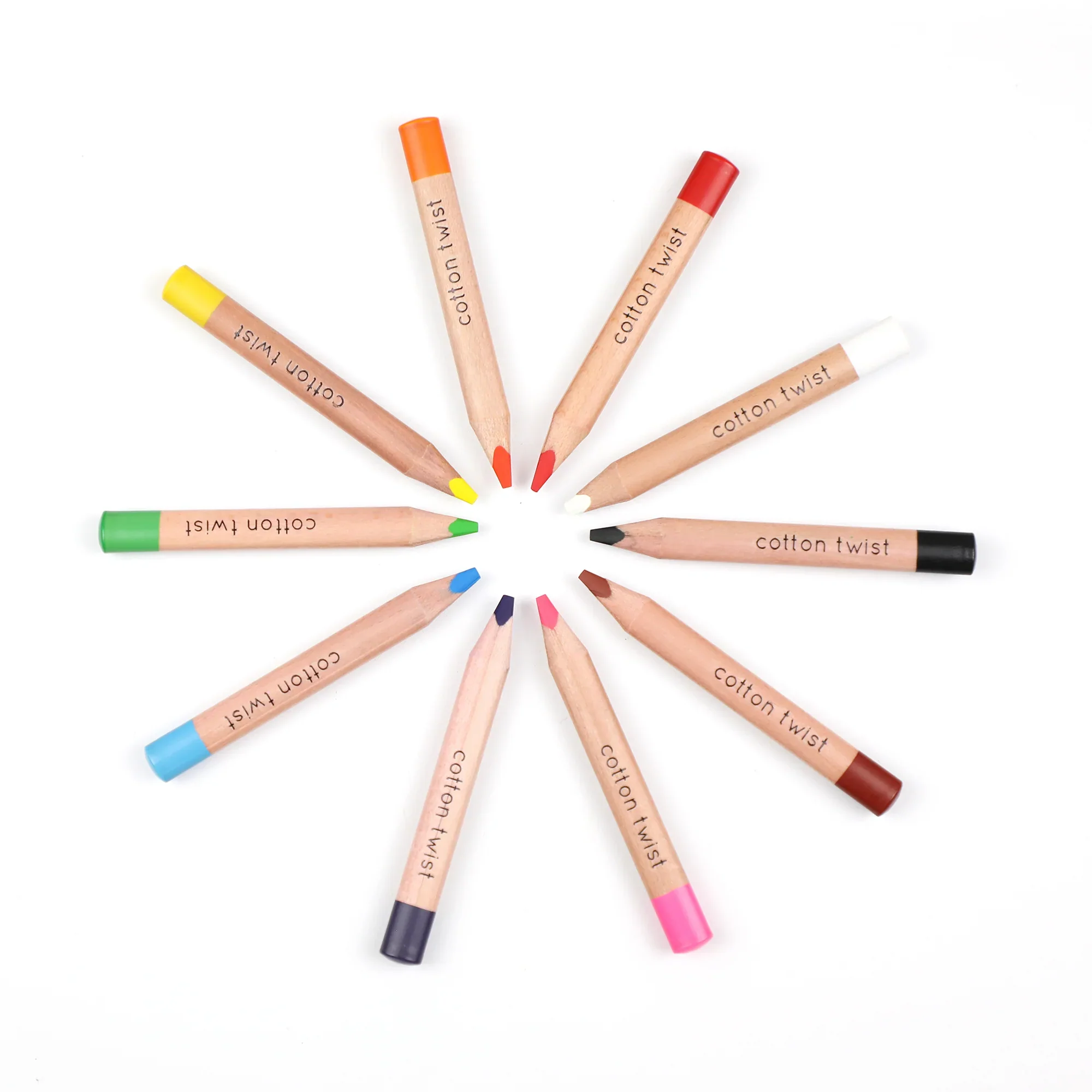 Jumbo Watercolour Pencils Set Inc Sharpener & Paintbrush - Image 7