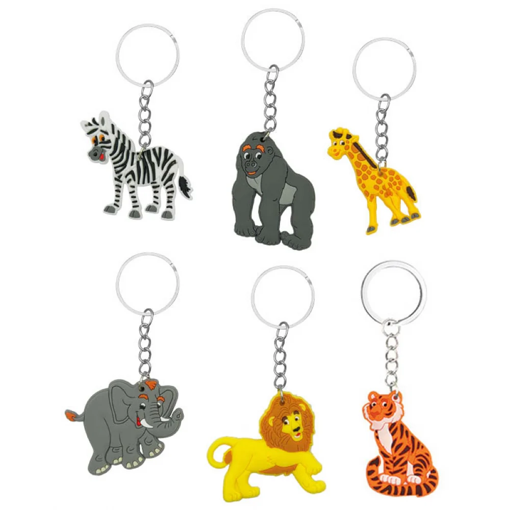 Jungle Animal Keyrings