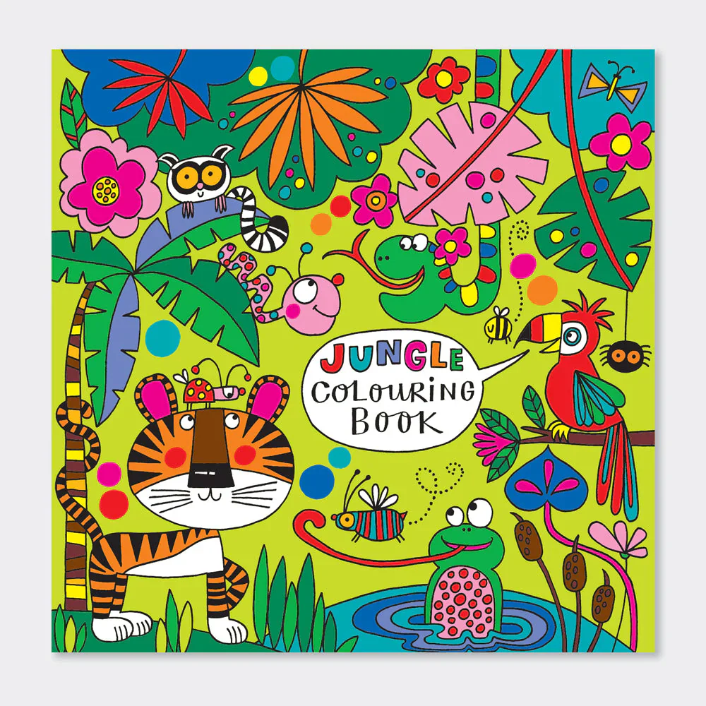 Jungle Colouring Book by Rachel Ellen Designs