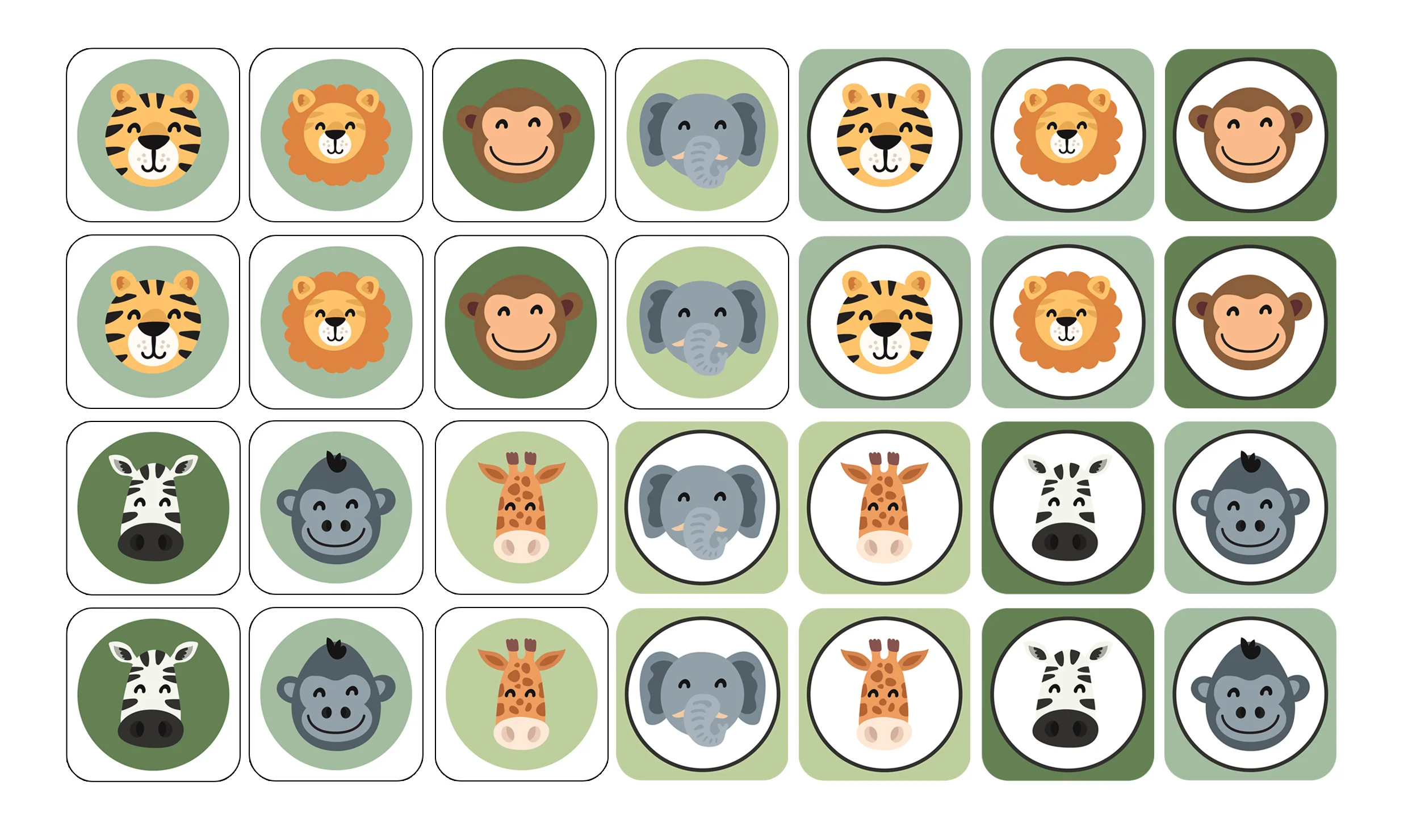 Jungle Mini Snap Card Game - Image 4