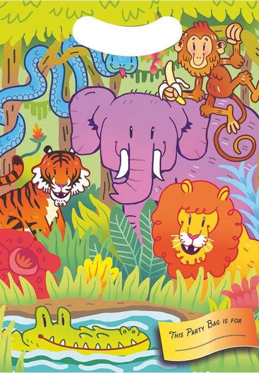 Jungle Party Bag Plastic