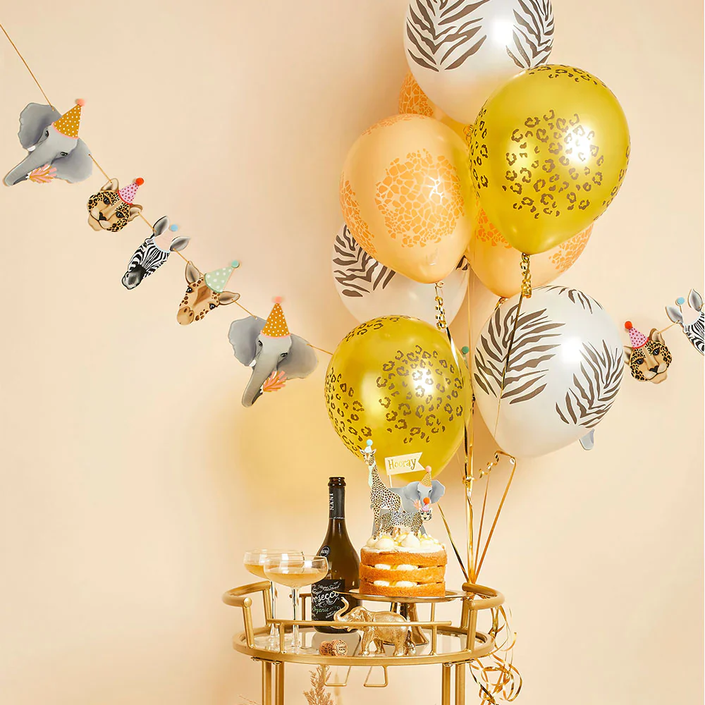 Jungle / Safari Animal Birthday Party Banner- 2m - Image 3