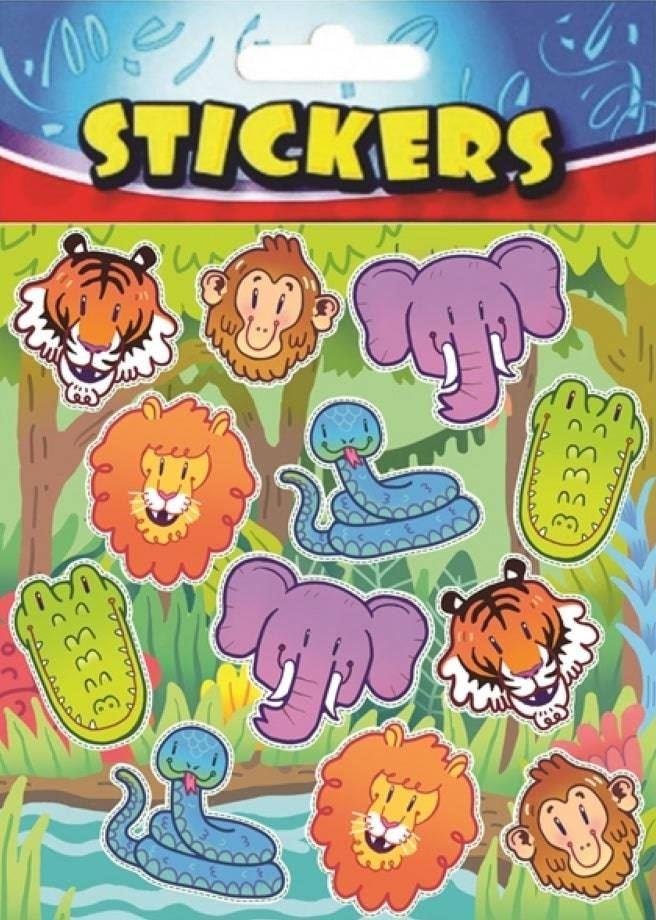 Jungle Sticker Sheets Version 2