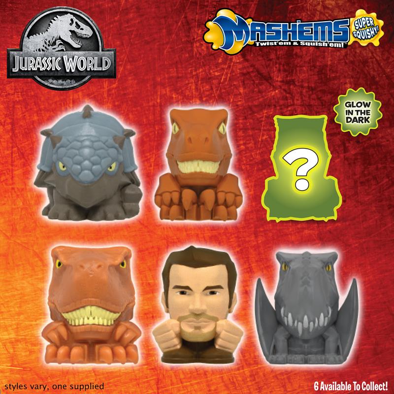 Jurassic World Mash'ems - Collectible Squishy Toy - Image 3