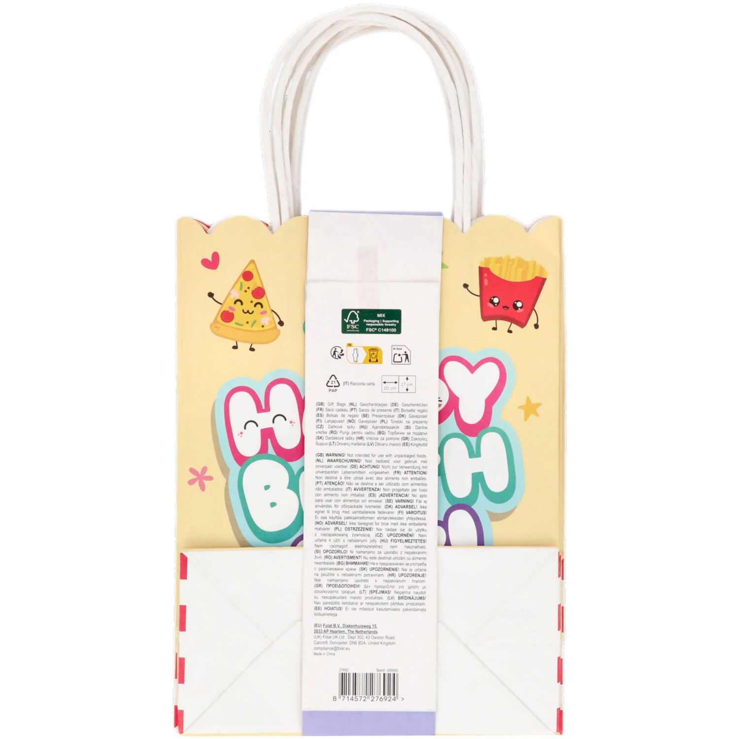 Kawaii Party/Gift Bags, 20 x 27 cm (Pack of 1 or 6) - Image 5
