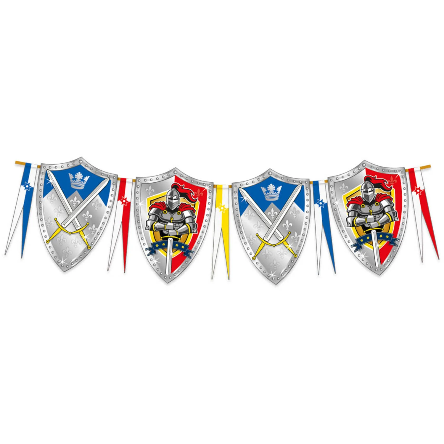 Knight Reinier Birthday Party Bunting Banner, 6m