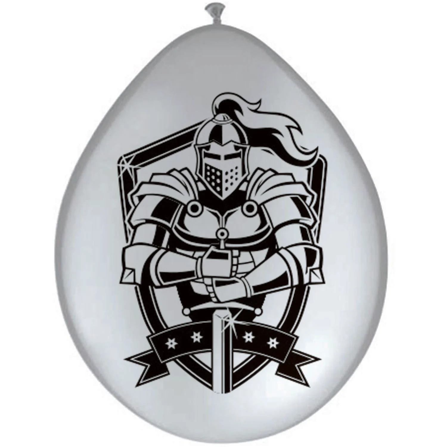 Knight Reinier Latex Balloons 30 cm (Pack of 8) - Image 3