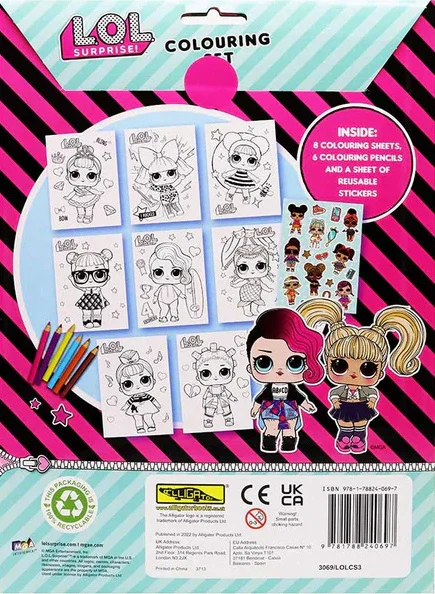 L.O.L Surprise Colouring Set - Image 2