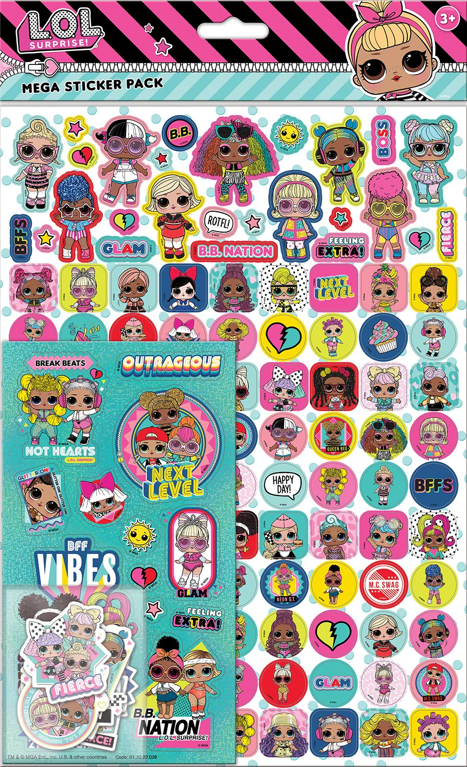 L.O.L Surprise Mega Sticker Pack