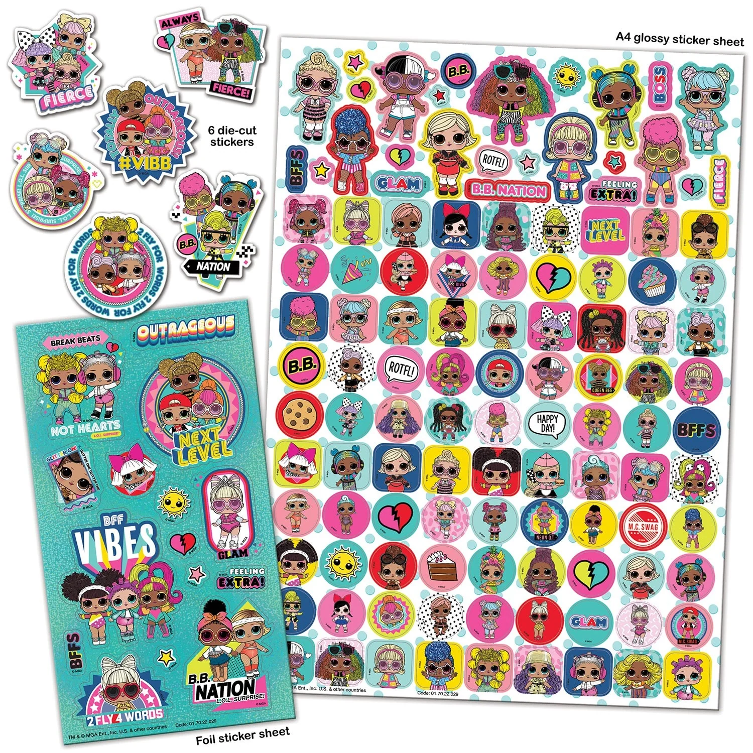 L.O.L Surprise Mega Sticker Pack - Image 2