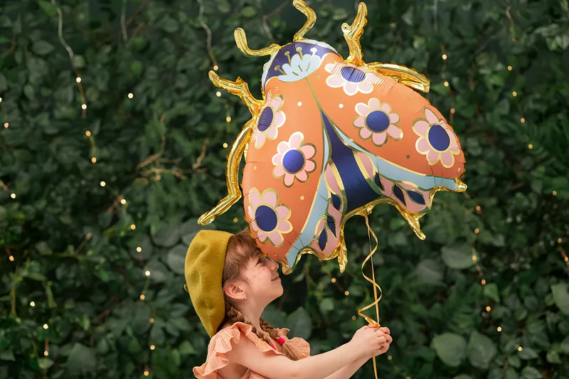 Ladybird Foil Balloon 87 x 75 cm - Image 2