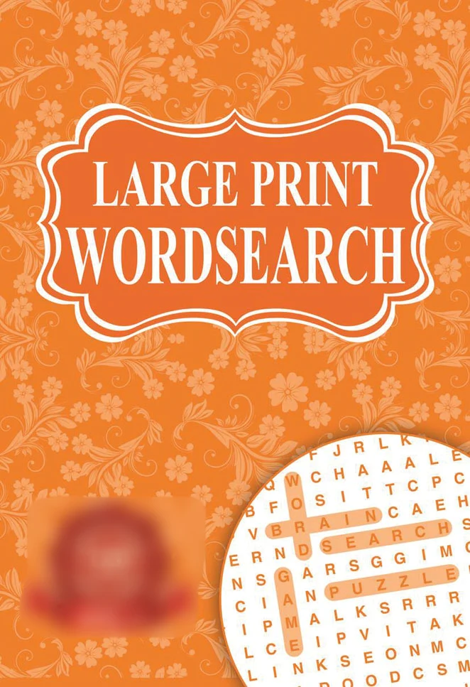 Large Print Word Search Book A4 Puzzle Book