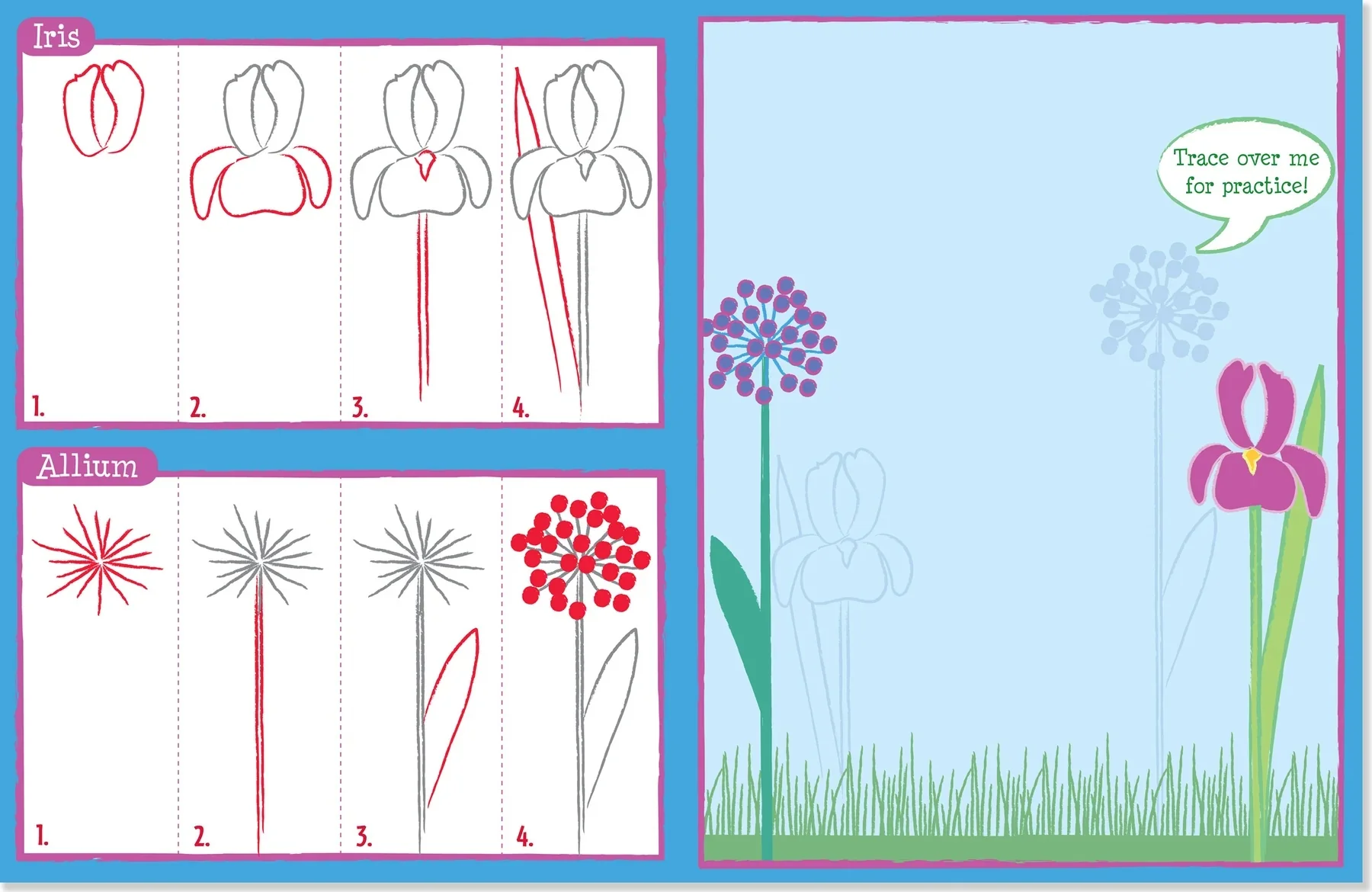 Learn to Draw Flower Garden! - Image 3