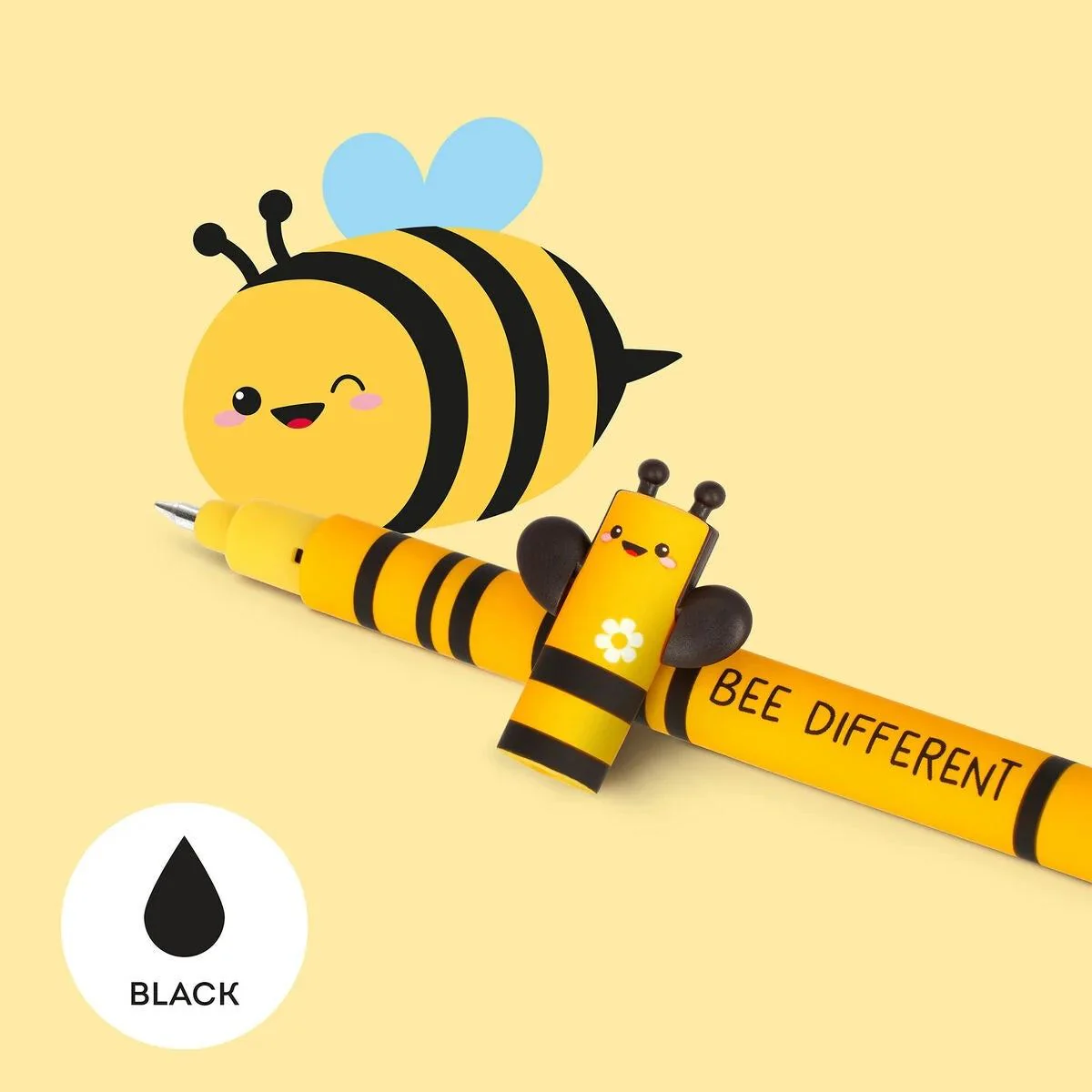 Legami Bee Erasable Gel Pen with Black Ink - Image 3