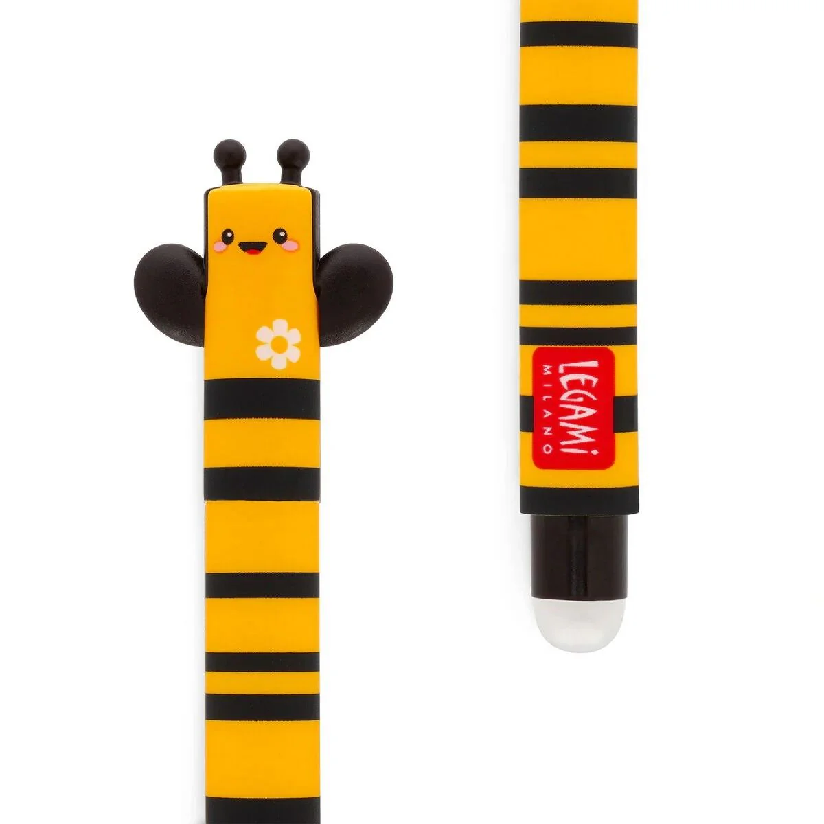 Legami Bee Erasable Gel Pen with Black Ink - Image 4