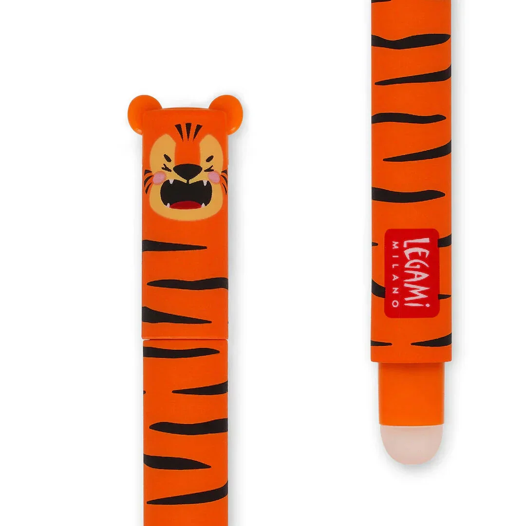 Legami Erasable Gel Pen Tiger - Orange Ink - Image 2