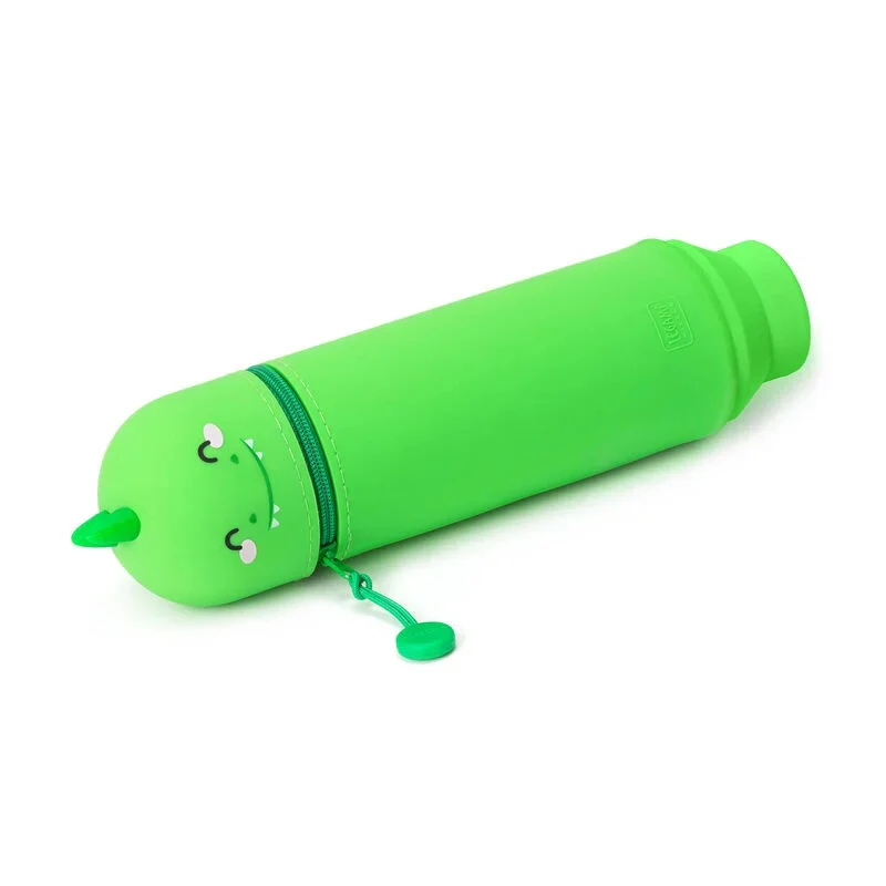 Legami Kawaii 2-In-1 Soft Silicone Pencil Case - Dinosaur - Image 3