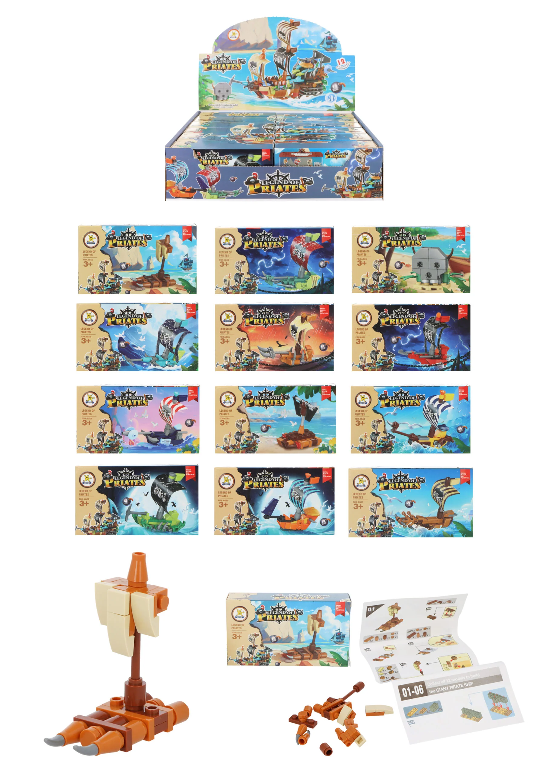 Legend of Pirates Building Block Brick Kit