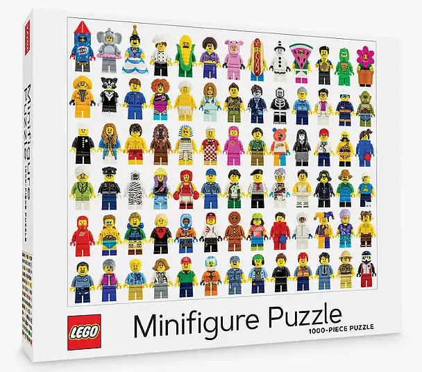 Lego Minifigure 1000 Piece Puzzle - Image 2