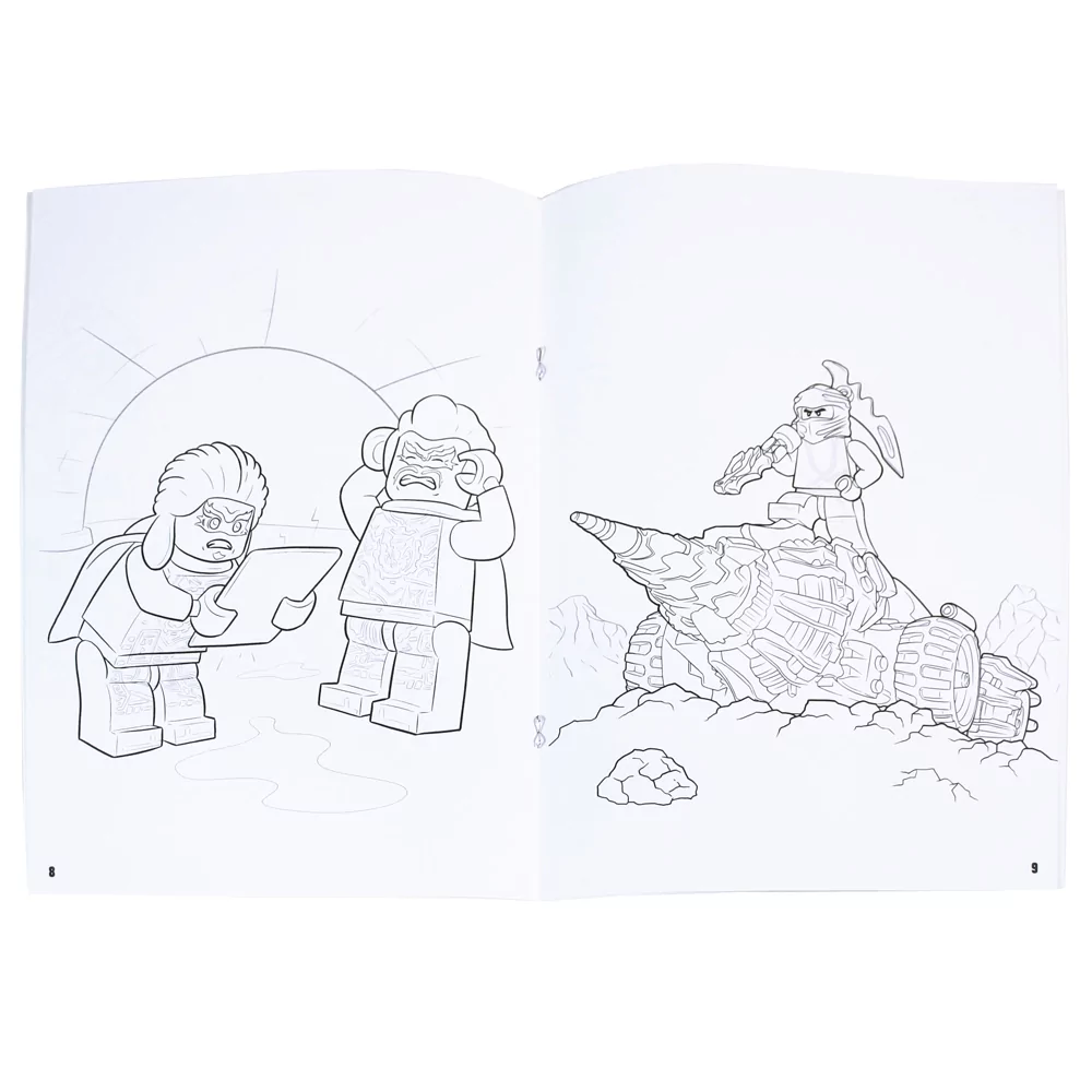 LEGO Ninjago Cole Fun to Colour Book with Minifigure - Image 3