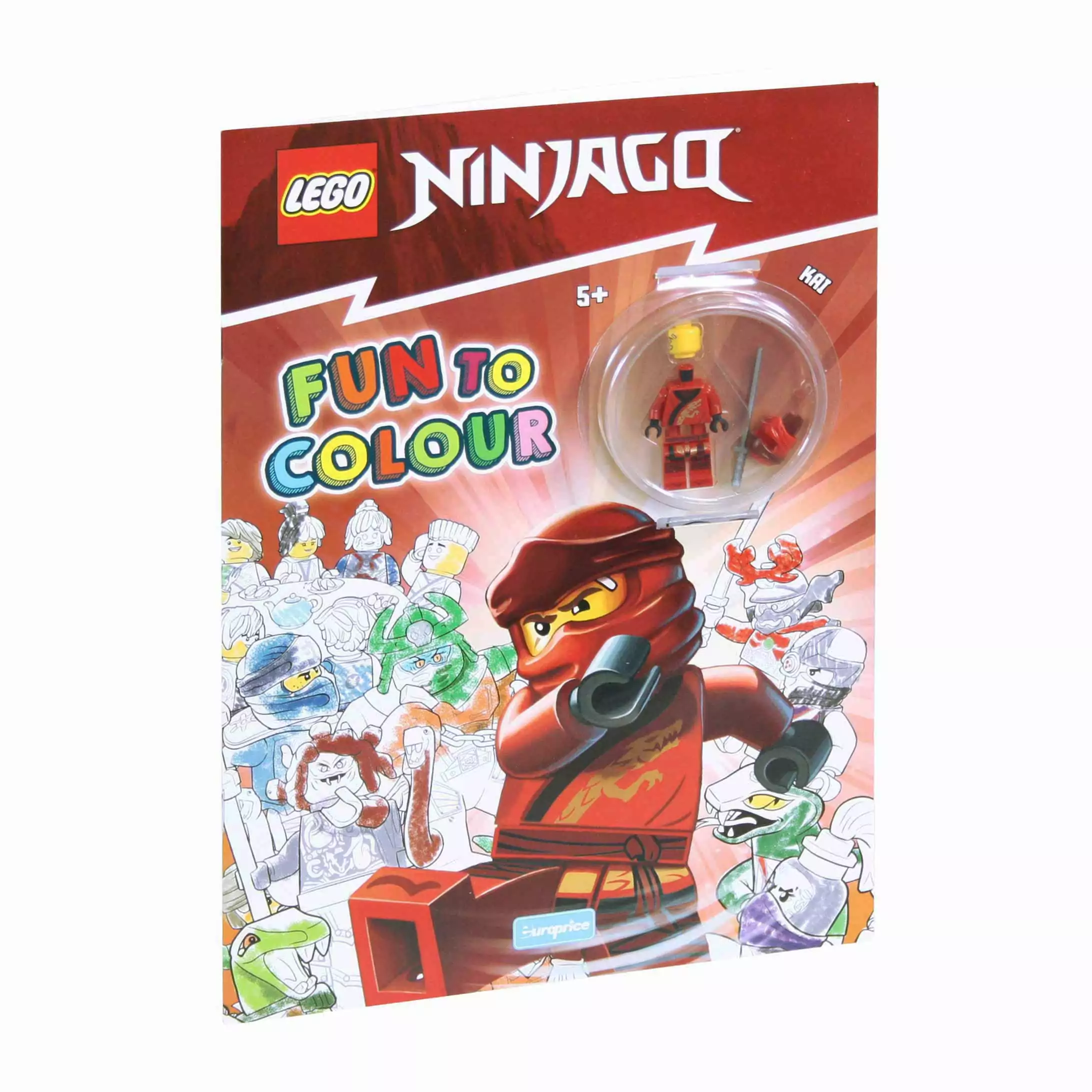 LEGO Ninjago Kai Fun to Colour Book with Minifigure