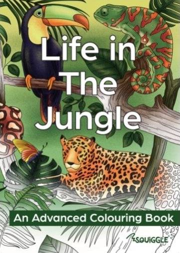 Life in the Jungle Advanced Adult Colouring Book