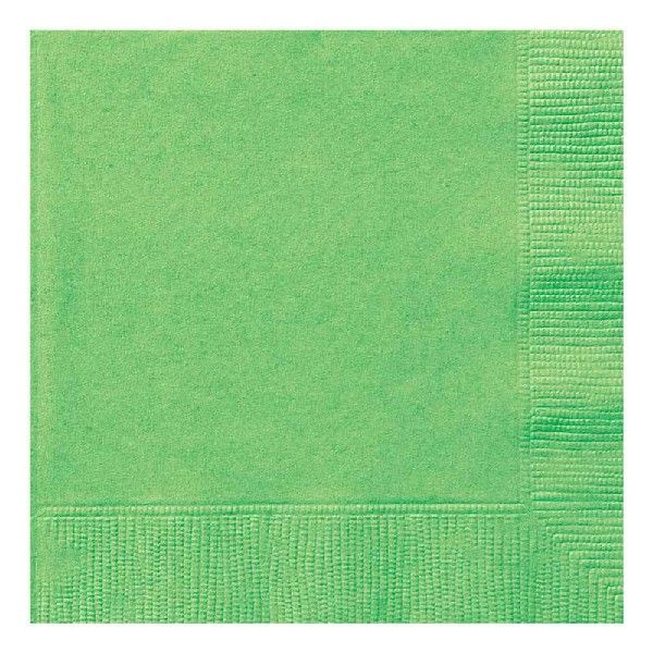 Lime Green Napkins (Pack of 20)
