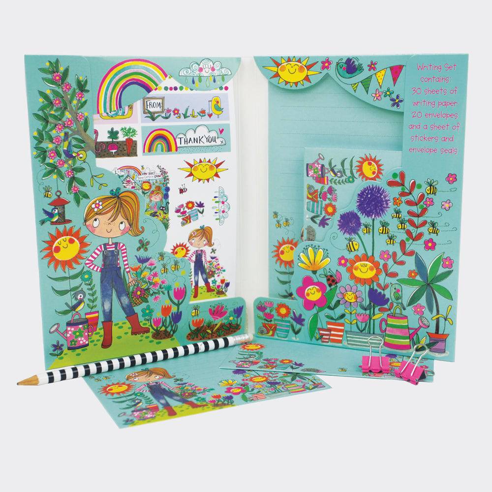 Little Gardener Writing Set Wallet by Rachel Ellen Designs - Image 4