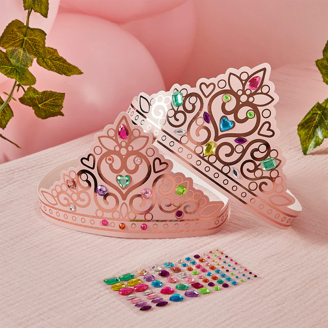Little Princess Decorate Your Own Tiara Kit  (Pack of 4)