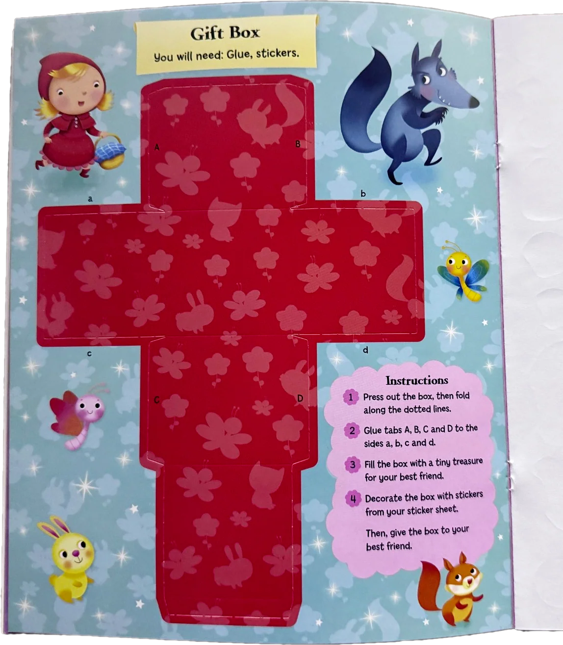 Little Red Riding Hood Sticker Fun Activity Book - Image 3