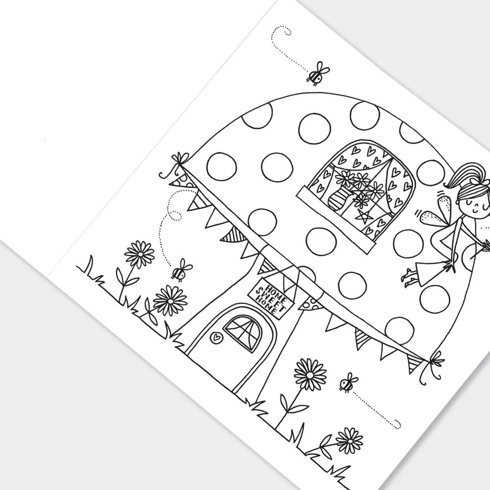 Magical Fairies Colouring Book by Rachel Ellen Designs - Image 2